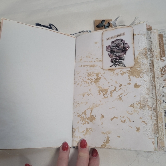 Junk Journal Handcrafted Handmade 160 Pages Country Chic - Picture 13 of 13